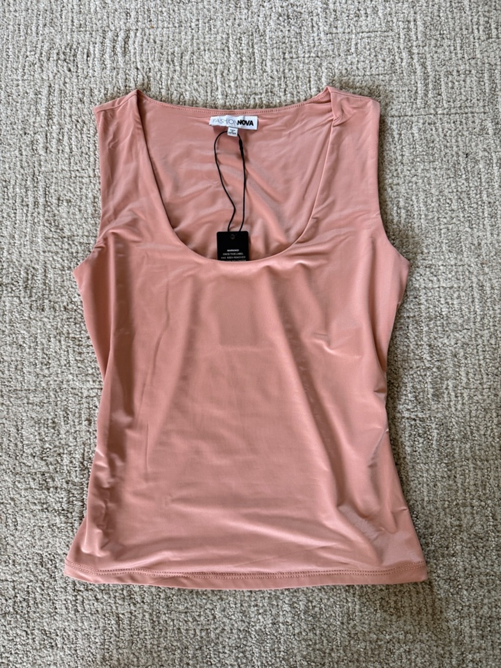 Fashion Nova Scoop Neck Tank Top